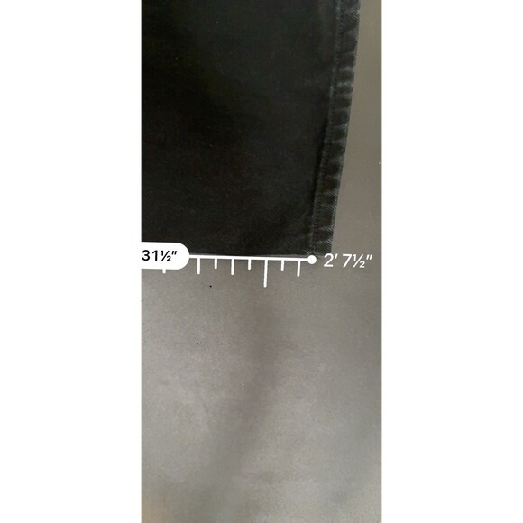 Franco Jeans Men's Black Denim Straight Leg Jeans 41x31 - Picture 10 of 11